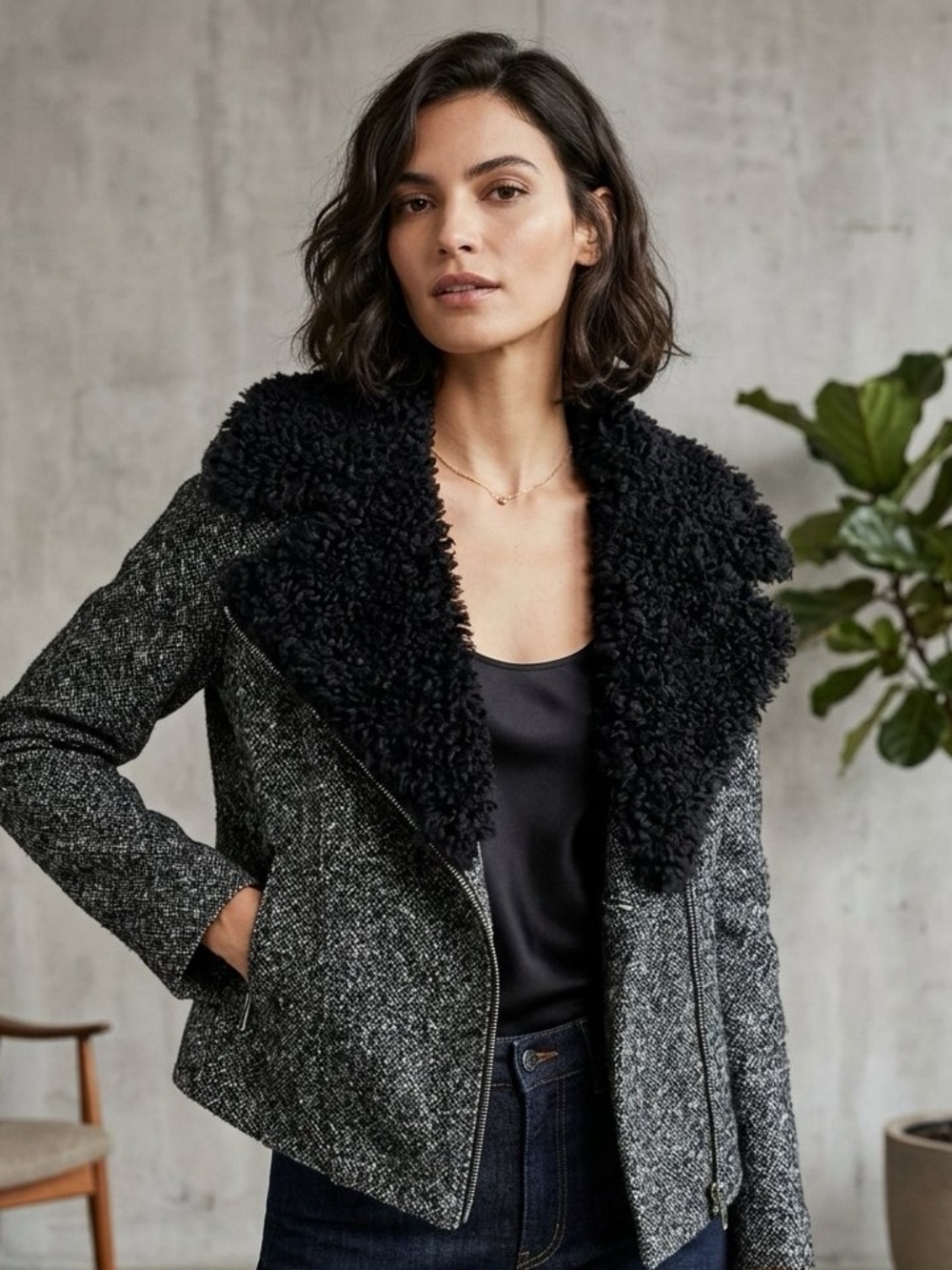 Maxmara Designer Tweed Classic Penny lane Jacket